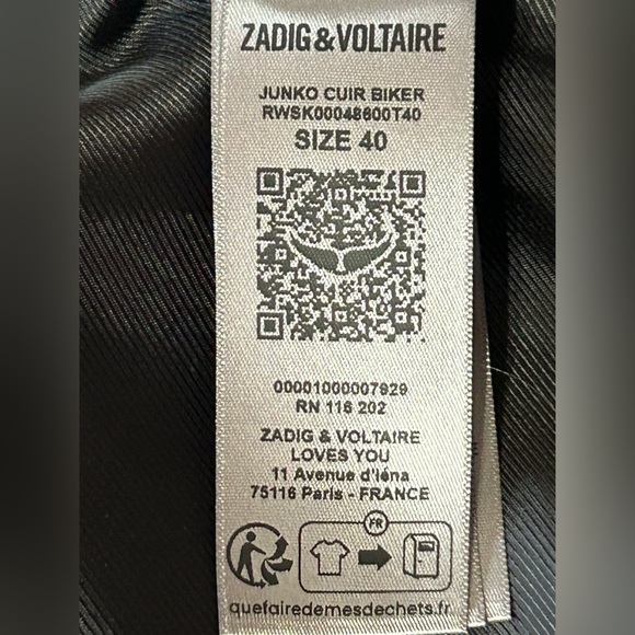 Zadig & Voltaire Junko Leather Skirt - Picture 13 of 14